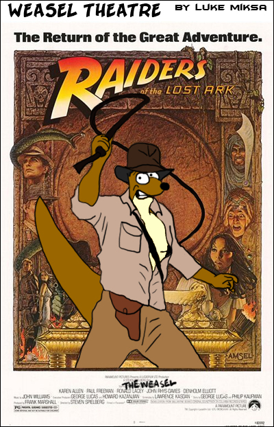 Weasel Poster: Raiders of the Lost Ark