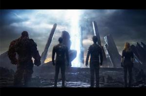 A giant blue beam of light pointed skyward? How original.